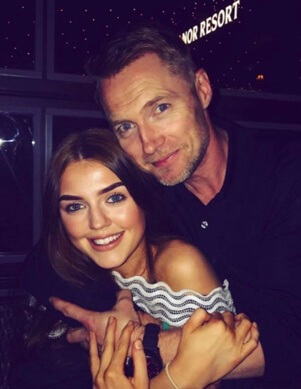 Missy with her dad, Ronan Keating.
